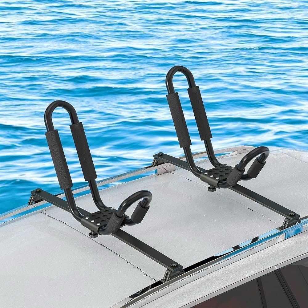 J-Bar Kayak Roof Rack Carrier Universal Car SUV Truck Canoe SUP Roof Mount